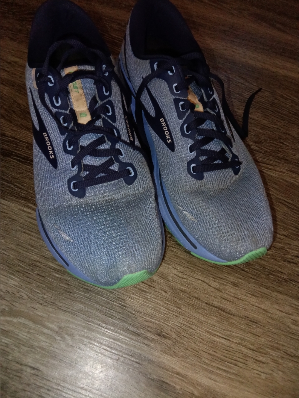 Brooks Ghost 15 Women’s Size 11 Running Shoes ‘vista Blue/linen’ - Picture 9 of 10